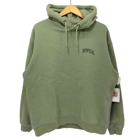 ルーカ RVCA ARCHED FAKE 刺繍 プルオーバー パーカー レディース S
