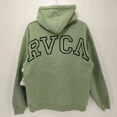 ルーカ RVCA ARCHED FAKE 刺繍 プルオーバー パーカー レディース S