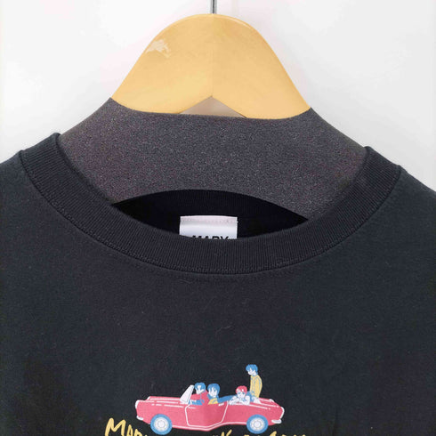 MARY MARY MARY 袖プリント クルーネック長袖Tシャツ メンズ JPN:L
