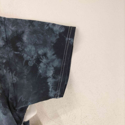 フルーツオブザルーム FRUIT OF THE LOOM スカルプリントタイダイ柄クルーネックTシャツ メンズ JPN:M