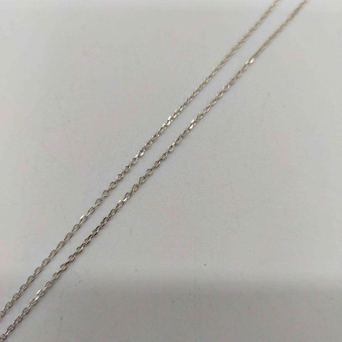 ヨンドシー 4℃ SILVER刻印 アクアマリン しずく型 ネックレス レディース