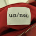 un/neu ワンハンドル タック ハンドバッグ フェイクレザー ショルダーバッグ レディース