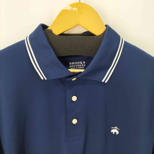 ブルックスブラザーズ BROOKS BROTHERS ワンポイントロゴ刺繍 S/S ポロシャツ メンズ import:L