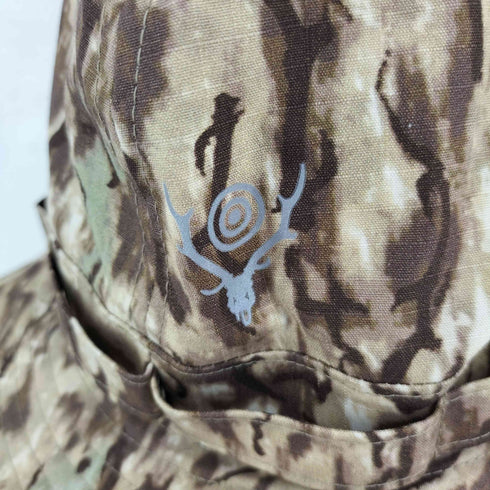 サウスツーウェストエイト SOUTH2 WEST8 Jungle Hat - Cotton Ripstop / 3Layer - Horn Camo メンズ L