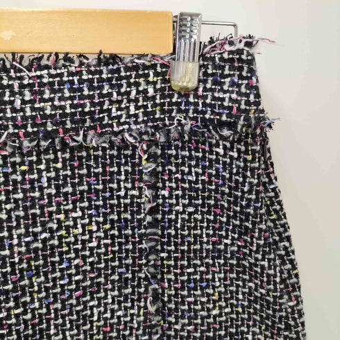 セオリー theory RAINBOW TWEED MIDI SKIRT レインボー ツイード ミニ丈 スカート レディース JPN:2