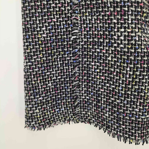 セオリー theory RAINBOW TWEED MIDI SKIRT レインボー ツイード ミニ丈 スカート レディース JPN:2