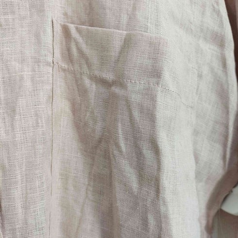 ザラ ZARA リネン 長袖シャツ レディース import:M