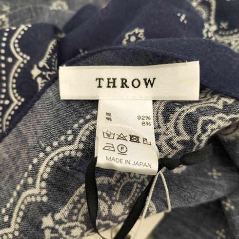 スロー バイスライ THROW by SLY コットンシルクバンダナパターンタイスカーフ レディース