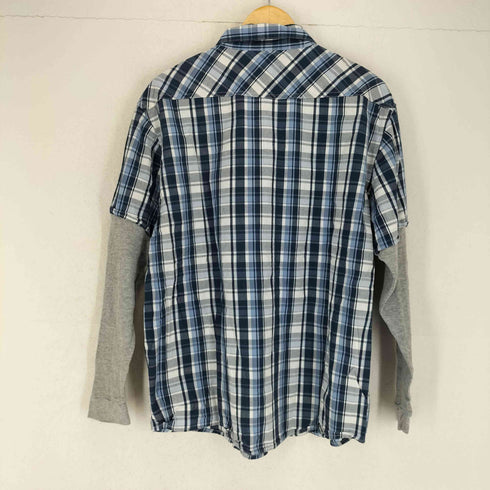 ファットファーム PHAT FARM レイヤードチェックシャツ メンズ