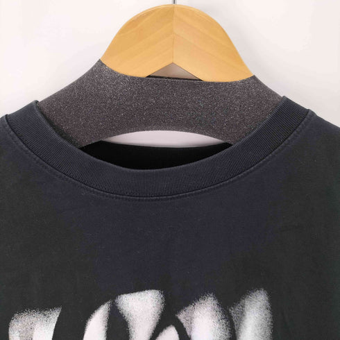 ウェルダン WE11DONE S/S フロントロゴプリントクルーネックTシャツ メンズ