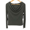 バナナリパブリック BANANA REPUBLIC 24SS LS COWL NECK N NMAL GREN ドレープネック L/S ブラウス レディース import:M
