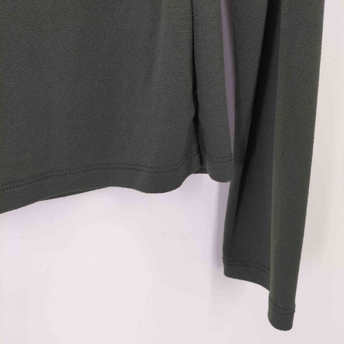 バナナリパブリック BANANA REPUBLIC 24SS LS COWL NECK N NMAL GREN ドレープネック L/S ブラウス レディース import:M