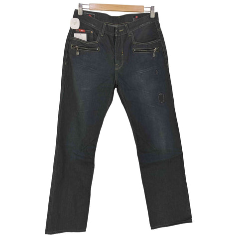 LEE COOPER コーティングジップギミックデニムパンツ メンズ 32/32