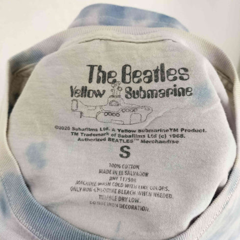 ザビートルズ THE BEATLES タイダイ柄フロントプリントバンドTシャツ メンズ JPN:S