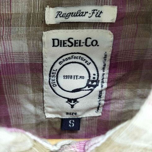 ディーゼル DIESEL L/S ウエスタンチェックシャツ メンズ import:S