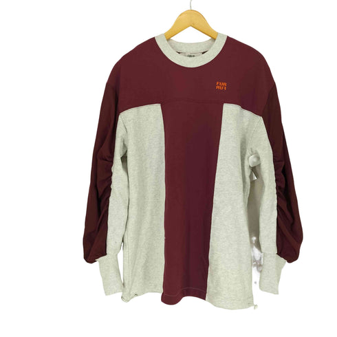 ファーファー furfur バイカラーオーバースウェット レディース ONE SIZE