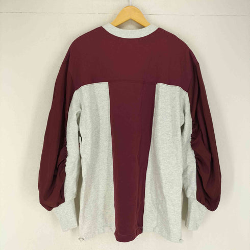 ファーファー furfur バイカラーオーバースウェット レディース ONE SIZE