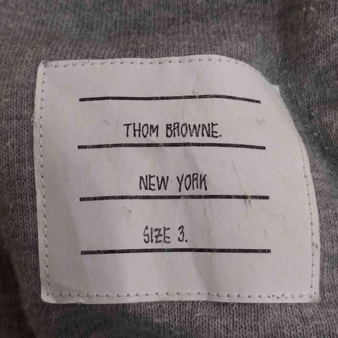 トムブラウン THOM BROWNE 4BAR ジップアップパーカー メンズ 3