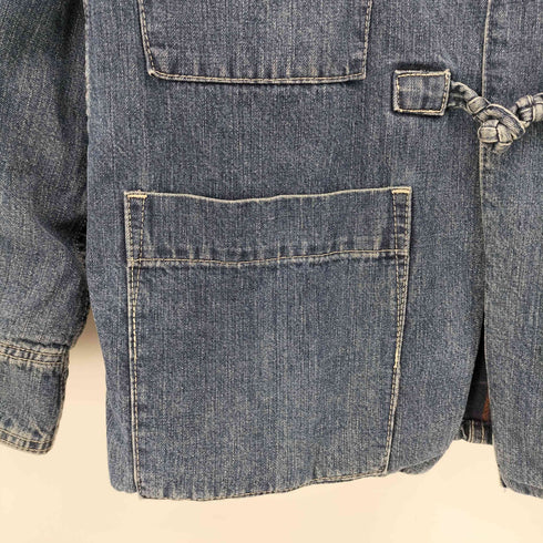 ヒステリックグラマー HYSTERIC GLAMOUR Hタグ 裏地ブランケット デニム チャイナ ジャケット レディース FREE