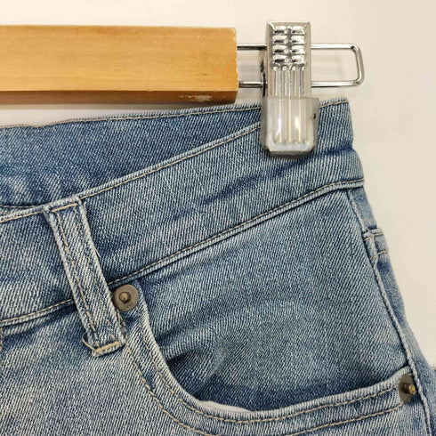 Q.anos リラックスワイドデニムパンツ レディース 0