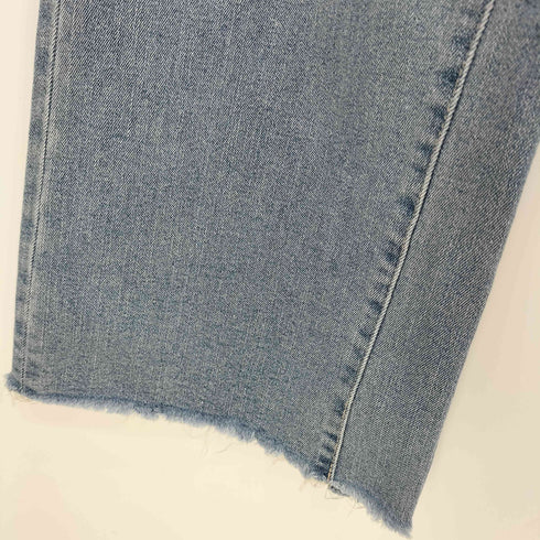 Q.anos リラックスワイドデニムパンツ レディース 0