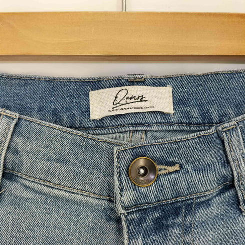 Q.anos リラックスワイドデニムパンツ レディース 0