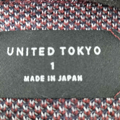 ユナイテッドトウキョウ UNITED TOKYO アートアーガイルVネックPO メンズ JPN:1