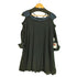 アンダーカバー UNDERCOVER 13AW Anatomicouture シルク オフショルダー 解体 チュニック ミニ丈ワンピース ブラウス レディース JPN:1