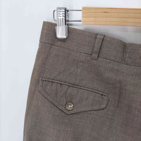 ランズエンド LANDS END 90S USA製 2タックスラックスパンツ メンズ US:34-35