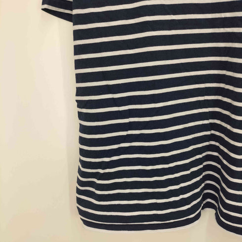 ポロラルフローレン POLO RALPH LAUREN ポニー刺繍 ボーダー S/S クルーネック Tシャツ インドコットン メンズ import:XL