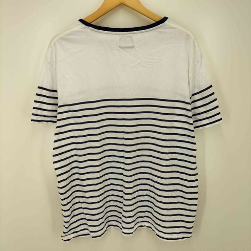 ポロラルフローレン POLO RALPH LAUREN ポニー刺繍 ボーダー S/S クルーネック Tシャツ メンズ import:XL