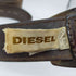 ディーゼルブラックゴールド DIESEL BLACK GOLD ロゴ メタル バックル レザー ベルト メンズ CM 85