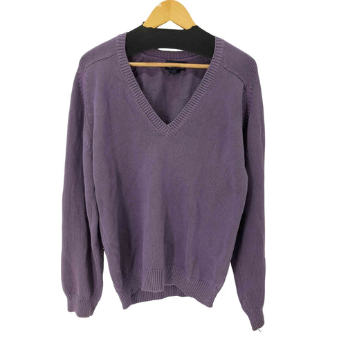 ランズエンド LANDS END 90S USA製 Vネックニット メンズ import:S