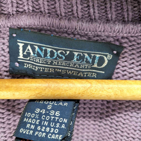 ランズエンド LANDS END 90S USA製 Vネックニット メンズ import:S