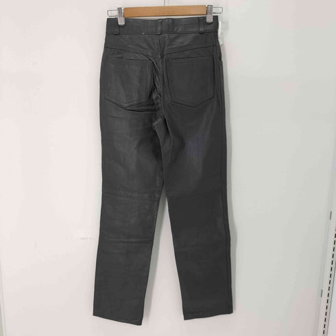 GENUINE LEATHER 本革レザーパンツ レディース 28