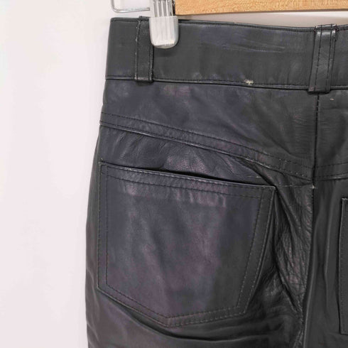 GENUINE LEATHER 本革レザーパンツ レディース 28