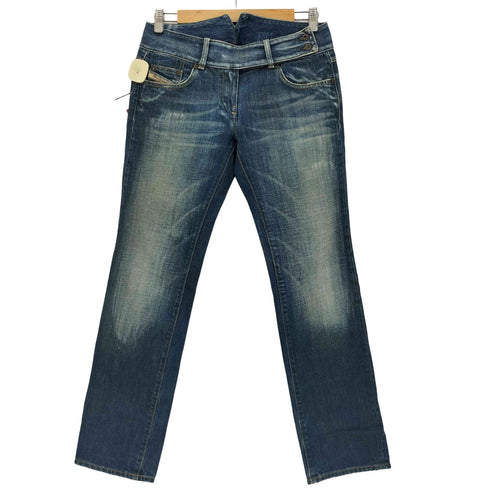 ディーゼル DIESEL ハイウエスト デニム ストレートパンツ メンズ 29