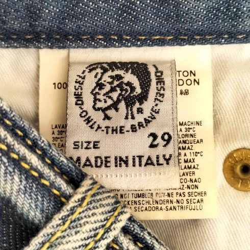 ディーゼル DIESEL ハイウエスト デニム ストレートパンツ メンズ 29