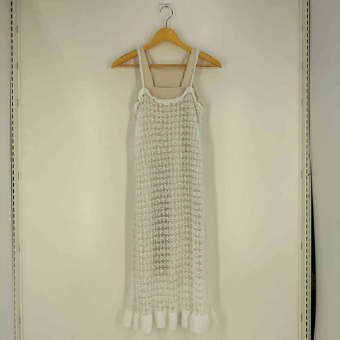 リリーブラウン Lily Brown ネップシアーニットキャミワンピース レディース ONE SIZE