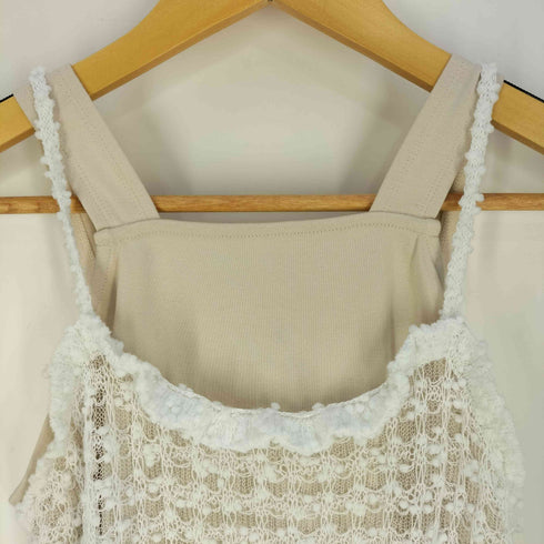 リリーブラウン Lily Brown ネップシアーニットキャミワンピース レディース ONE SIZE