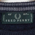 フレッドペリー FRED PERRY イタリア製 ロゴ刺繍 ウール クルーネックニット メンズ 42