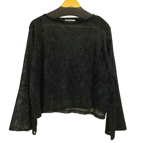ラトータリテ La Totalite 24aw ベロア調チュールカットソー レディース FREE