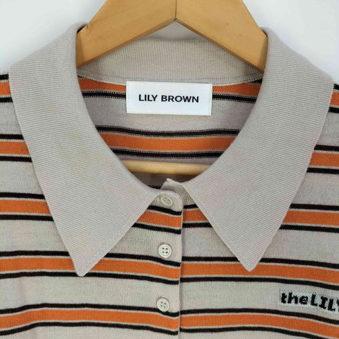 リリーブラウン Lily Brown セミシアーラガーニット レディース ONE SIZE