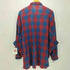 ザラ ZARA ORIGINAL DENIM 1975 カットオフ L/S チェック ワークシャツジャケット メンズ FR:42