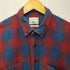 ザラ ZARA ORIGINAL DENIM 1975 カットオフ L/S チェック ワークシャツジャケット メンズ FR:42