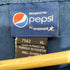 ペプシコーラ PEPSI COLA ロゴ刺繍 Vガゼット ビッグサイズ クルーネック スウェット メンズ import:XL