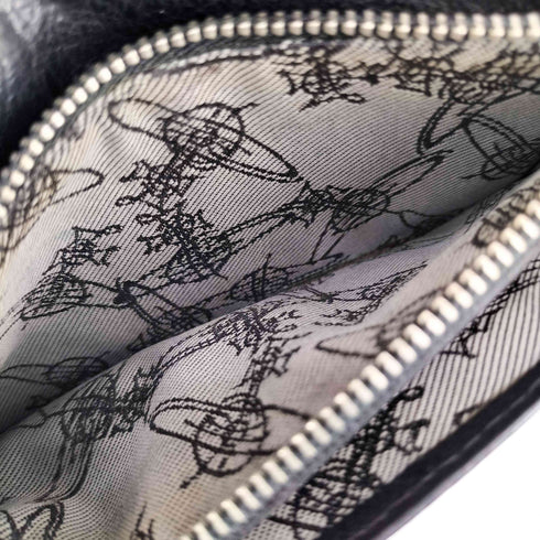 ヴィヴィアンウエストウッドロンドン Vivienne Westwood LONDON レザー 二つ折り ロングウォレット メンズ
