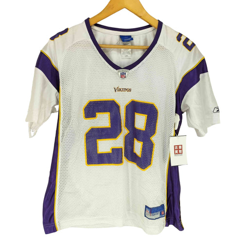 リーボック Reebok NFL VIKINGS PETERSON 28 ゲームシャツ メンズ JPN:L
