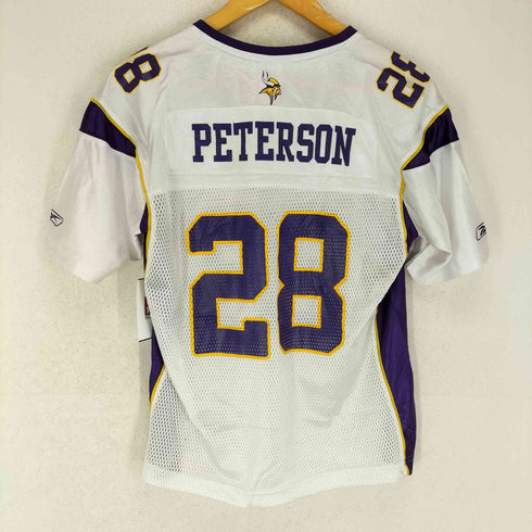 リーボック Reebok NFL VIKINGS PETERSON 28 ゲームシャツ メンズ JPN:L