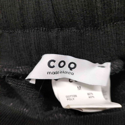 COQ 七分丈 ワイドスウェットハーフパンツ メンズ